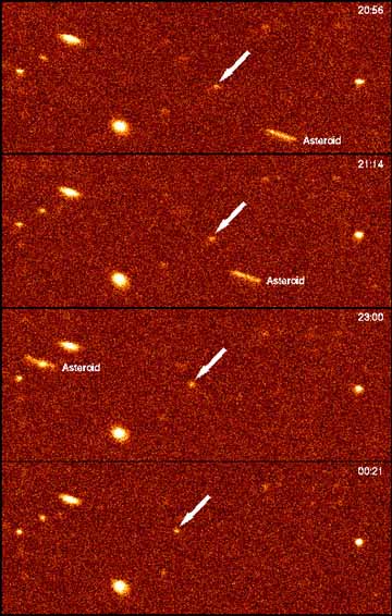 Kuiper Belt Object (KBO) 1992 QB1 Discovery Images