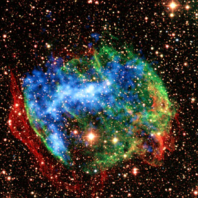 W49B - Supernova / GRB Remnant from Chandra X-ray Observatory and Palomar 200-inch