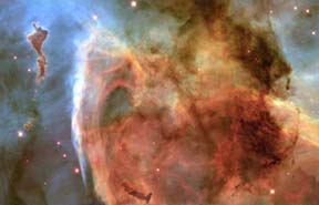 Keyhole Nebula within the Carina Nebula - Emission Nebula