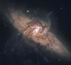 NGC 3314a and NGC 3314b
