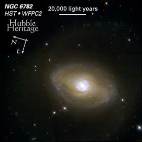 NGC 6782 - Barred Spiral Galaxy
