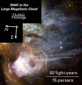 N44C in the Large Magellanic Cloud