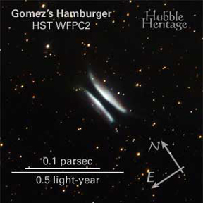Gomez's Hamburger - Protoplanetary Disk