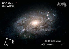 Spiral Galaxy NGC 3949