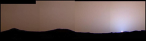 Mars Pathfinder - Sunset