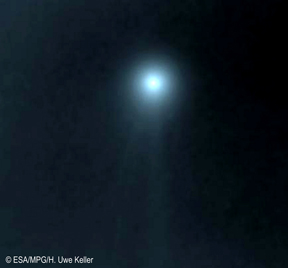 Comet LINEAR taken in Blue Light by Rosetta