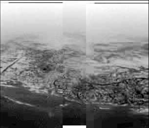 Titan's Terrain from 20 km Altitude from Huygens